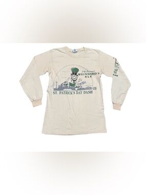 Vintage 1989 5th Annual Weinhard's Ale St. Patrick's Day Dash Long Sleeve Shirt